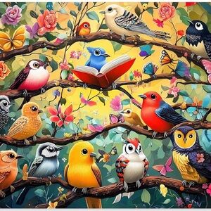 Vibrant Bird Puzzle 500 pieces